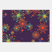 ネオンスプラッシュラップ紙 ラッピングペーパーシート (正面)