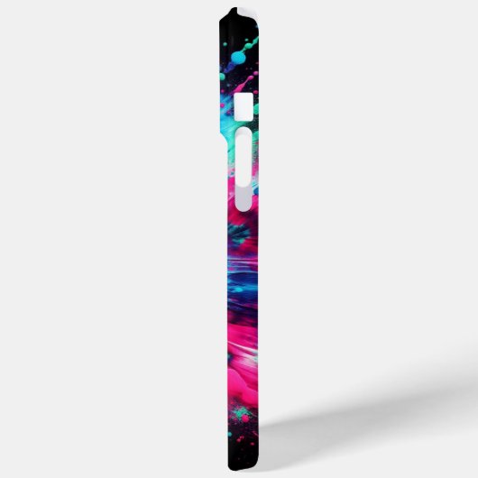 ネオンスプラッシュ、タイダイ Case-Mate iPhoneケース (裏面 / 左)