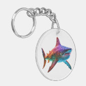 ネオンスペクトラムサメ キーホルダー (正面左)