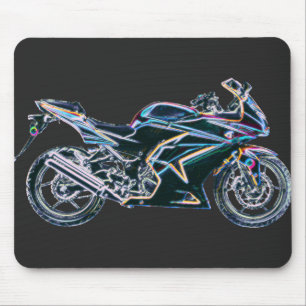 ネオンスポーツのバイクのオートバイのマウスパッド マウスパッド