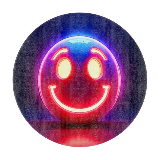 ネオンスマイル:ハッピーグロー カッティングボード (正面)