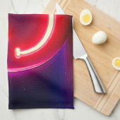 ネオンスマイル：ハッピーグロー キッチンタオル (四つ折り)