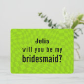 ネオンスライムグリーン夏y2kブライドメイド提案 カード (スタンド正面)