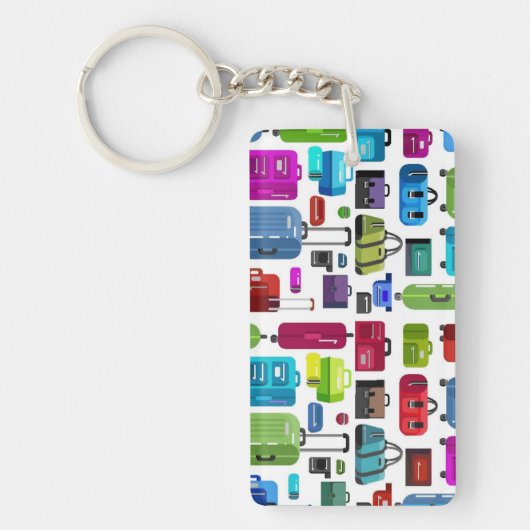 ネオンスーツケース キーホルダー (正面)