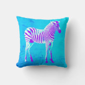 ネオンゼブラ クッション (正面)