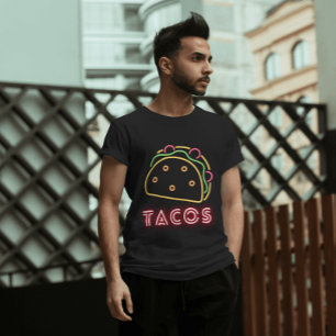 ネオンタコス記号 Tシャツ