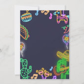 ネオンタコメキシコ卒業パーティー招待状 招待状 (裏面)
