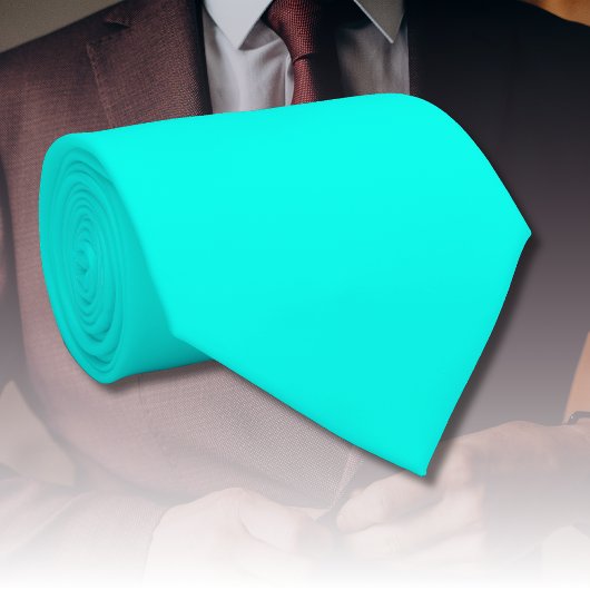 ネオンターコイズ無地の色 |クラシック ネクタイ