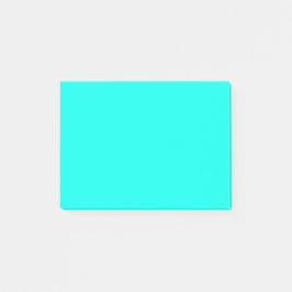 ネオンターコイズ無地の色 |クラシック ポストイット