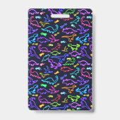 ネオンダイナソー バッジ (裏面)