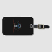 ネオンダイヤモンド付きラゲージタグデザイン ラゲッジタグ (正面横)