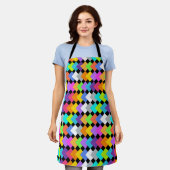 ネオンダイヤモンド エプロン (着用した状態)