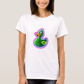 ネオンダックデザインフード付きスウェットシャツ Tシャツ (正面)