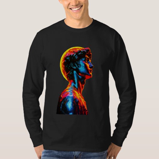 ネオンダビッド像 Tシャツ (正面)