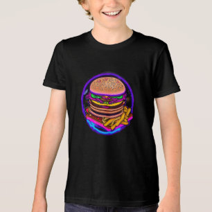ネオンダブルチーズバーガー トライブレンドTシャツ