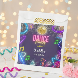 ネオンダンスパーティー誕生日 フェイバーバッグ