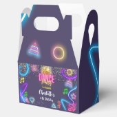 ネオンダンスパーティー誕生日 フェイバーボックス (オープン)