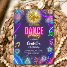 ネオンダンスパーティー誕生日