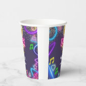 ネオンダンスパーティー誕生日 紙コップ (右)