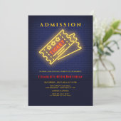 ネオンチケットへパーティの招待状 招待状 (スタンド正面)