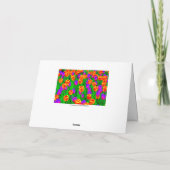 ネオンチューリップスハッピーバースデー カード (裏面)