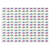 ネオンツゥバレリナバレエポインテダンステーブルクロス テーブルクロス (正面(横))