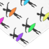 ネオンツゥバレリナバレエポインテダンステーブルクロス テーブルクロス (アングル)