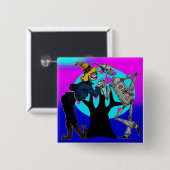 ネオンツリーボタン 缶バッジ (正面&裏面)