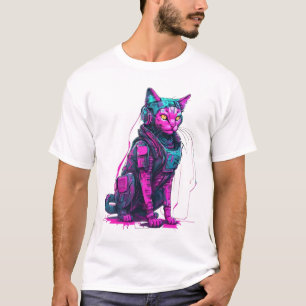 ネオンテックキャット Tシャツ
