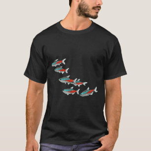 ネオンテトラ魚の Tシャツ