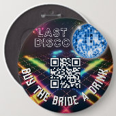 ネオンディスコハッピーエンドBuy the Bride a Drink 缶バッジ (正面&裏面)