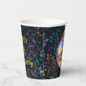 ネオンディスコボールカラオケバースデーパーティー 紙コップ (右)