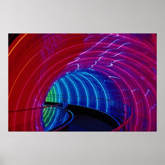 ネオンデザイン、マーキー照明 ポスター (正面)