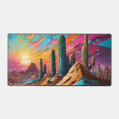 ネオンデザートドーン デスクマット (正面)