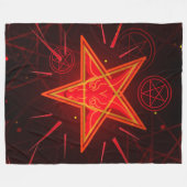 ネオンデーモンブランケット フリースブランケット (正面(横))