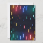 ネオントランポリンバウンスバースデーパーティー 招待状 (裏面)