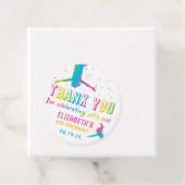 ネオントランポリンパークガールズ誕生日メッセージカード フェイバータグ (インサイチュ)