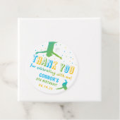 ネオントランポリンパークボーイズ誕生日メッセージカード フェイバータグ (インサイチュ)