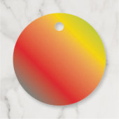 ネオントランポリンパーク子供の誕生日メッセージカード フェイバータグ (裏面)