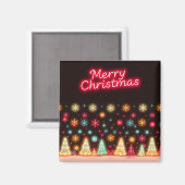 ネオントレンディークリスマス マグネット (正面/裏面)
