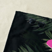 ネオントロピカルパームズシティ名独身最後の夜 ビーチタオル (インサイチュ)