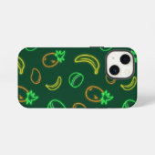 ネオントロピカルフルーツパターンiPhone 13 Miniケース iPhoneケース (裏面横)