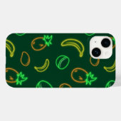 ネオントロピカルフルーツパターンiPhone 14ケース Case-Mate iPhoneケース (裏面 (横))