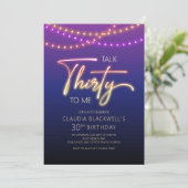 ネオントーク30から私の誕生日パーティー 招待状 (スタンド正面)