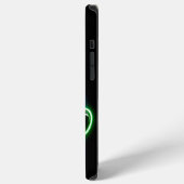 ネオンドッグポーズモノグラム iPhoneケース (左側面)