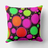 ネオンドットパーティー クッション (裏面)