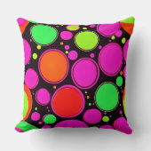 ネオンドットパーティー クッション (正面)
