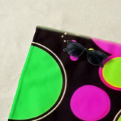 ネオンドットパーティー ビーチタオル (インサイチュ)