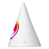 ネオンドラゴンの白いパーティー帽 パーティーハット (右)