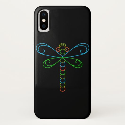 ネオンドラゴンフライ Case-Mate iPhoneケース (裏面)